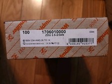 100pcs Weidmuller ZDU 2.5-2/3AN Terminal 1706010000 Terminal Block