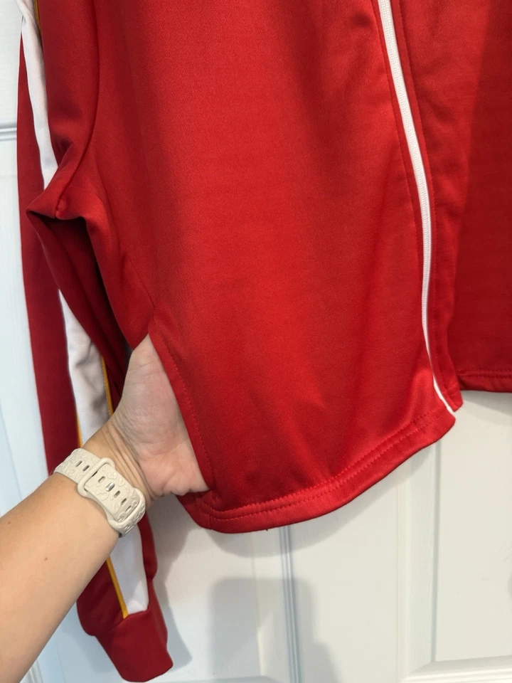 Chaqueta de Colección Kansas City Chiefs Para Mujer 3XL Larga Corta Roja con Cremallera NFL Kelce Foto 3 de 4