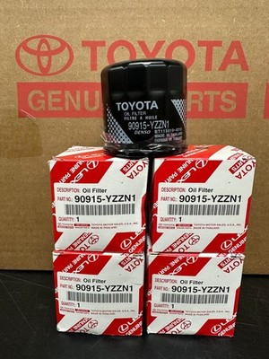 Set Of 5 Toyota Genuine OEM Oil Filter 90915-YZZN1 Prius - Corolla