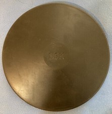 Discus 1.6K, Black Rubber, suitable for high school track  field