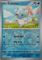 Cubchoo 053/197 Obsidian Flames Reverse Holo