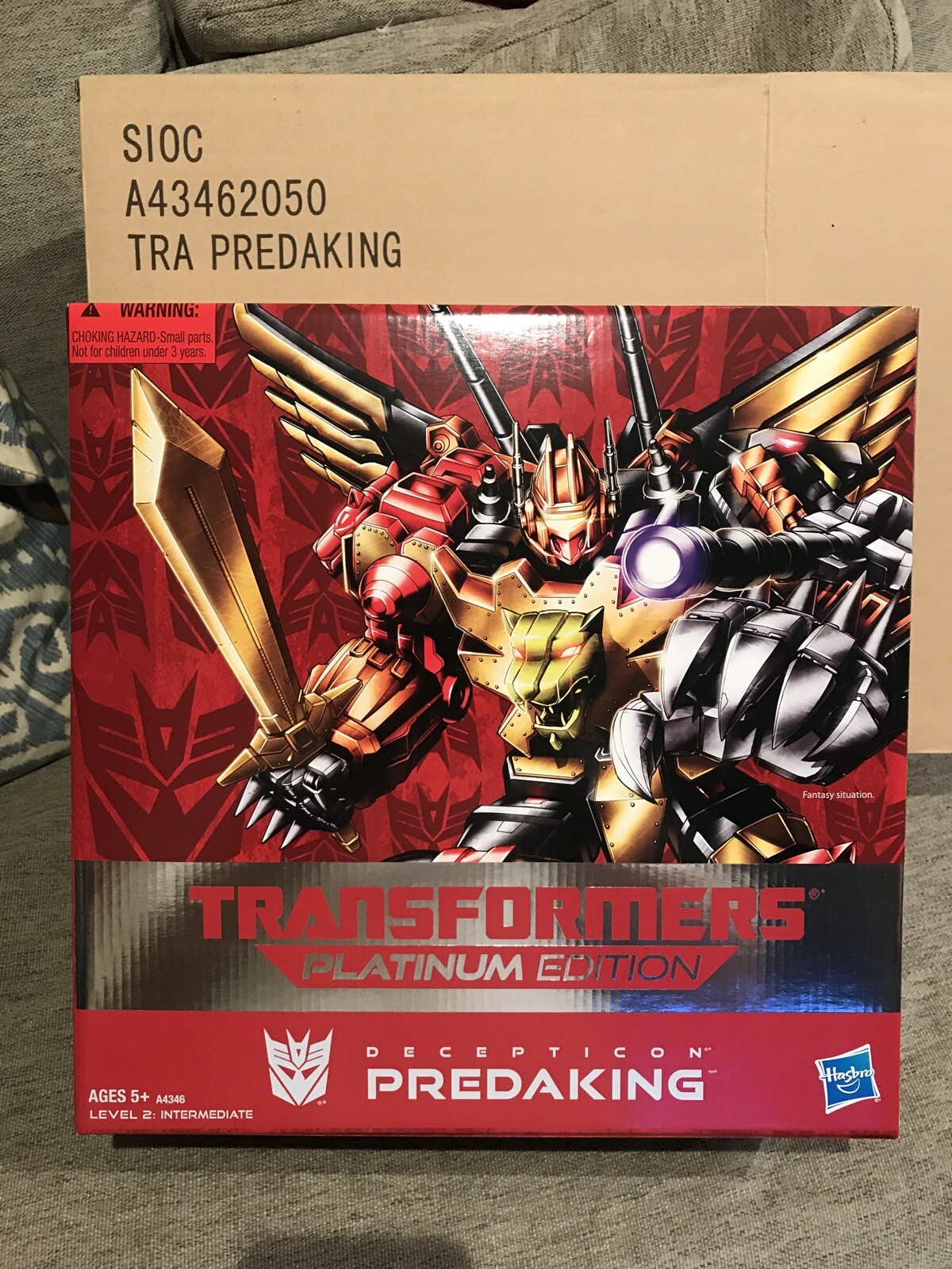 transformers platinum edition predaking