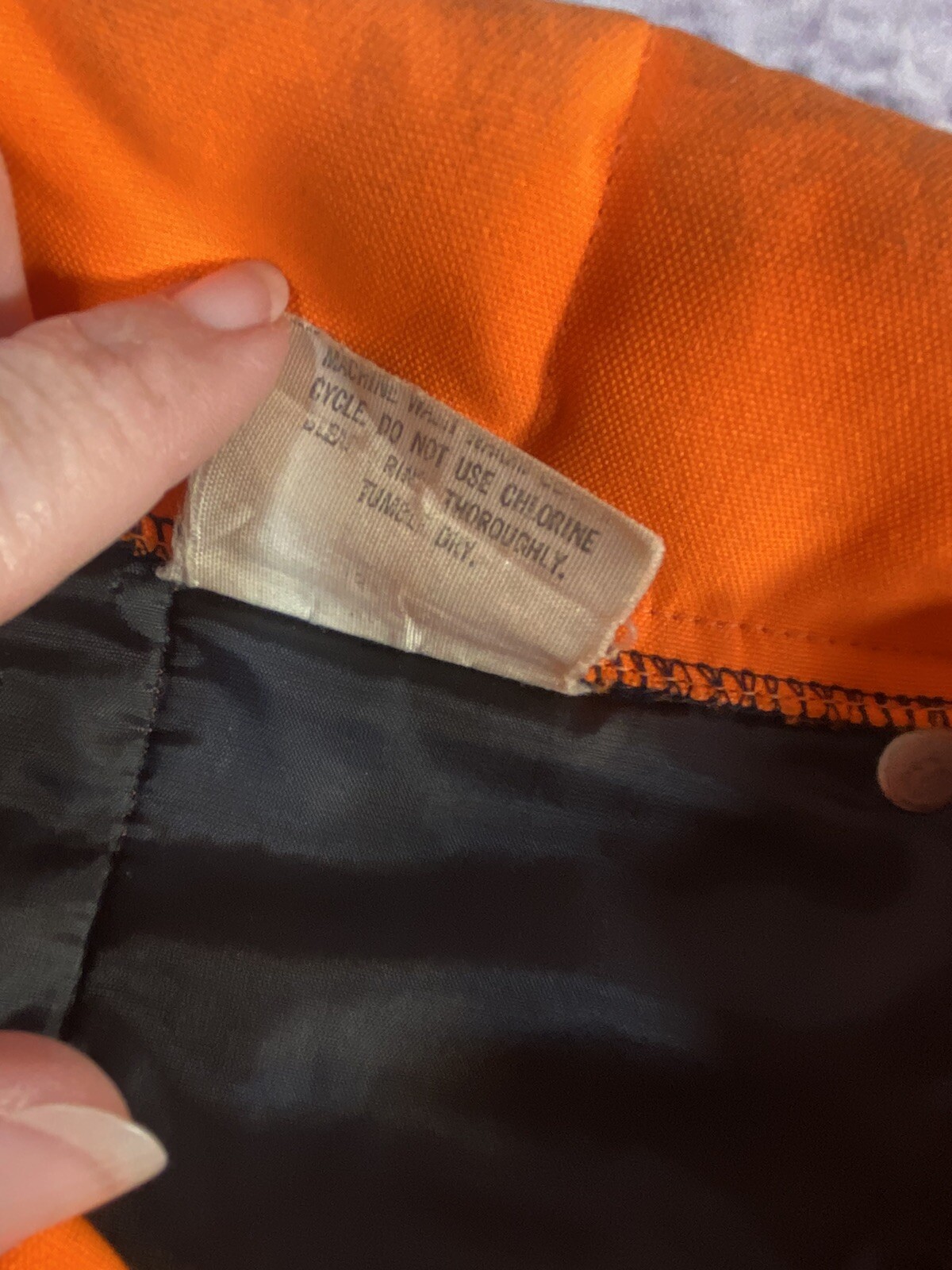 Red Head Jacket Men's Orange Solid Long Sleeves B… - image 10