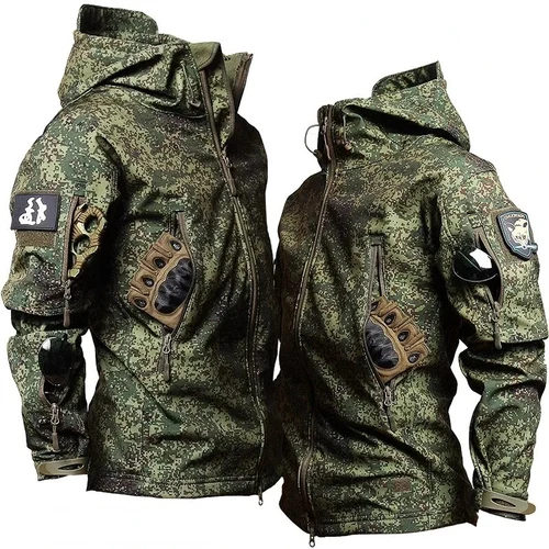 Nuovo set impermeabile per uomo giacca invernale con cappuccio + pantaloni set 2 pezzi - Foto 33 di 42