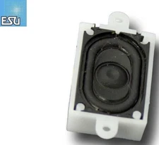 ESU LokSound 50330 ~ New ~ Speaker 16 x 25 mm 4 Ohm With Sound Chamber / Baffle