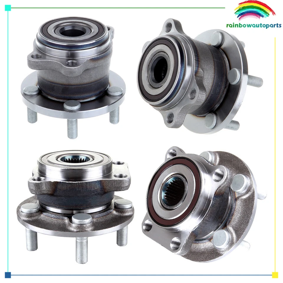 2 cojinetes de cubo de rueda delanteros + 2 traseros para Subaru Outback Legacy 2005-2009 2,5 L 3,0 L Foto 2 de 4