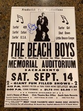 * DAVID MARKS * signed 12x18 concert poster * THE BEACH BOYS 1963 * PROOF * 5