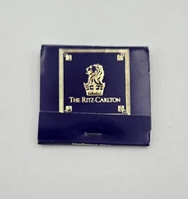Vintage The Ritz Carlton Reservation Matchbook, Full Matches Unstruck