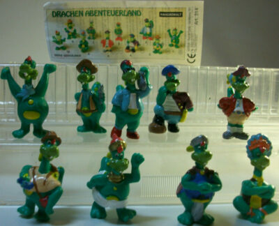  (664) TOP!! Komplettsatz DRACHEN ABENTEUERLAND + BPZ von SCHWIND / MARAJA