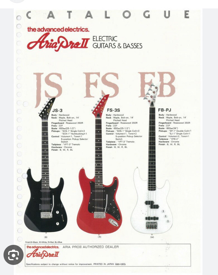 ギター aria pro ii RBS SERIES ギター aria pro ii RBS SERIES 80's Aria Pro II RS Series