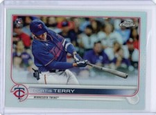 2022 Topps Chrome Curtis Terry Minnesota Twins Rookie Refractor Card #68