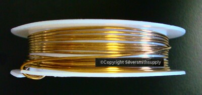 Antique Gold plated copper 20 ga wire wrapped jewelry bead wire 9.84 ...