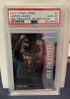 Lebron James 2019 Panini Prizm Basketball SILVER NBA Finalists Card #3 PSA 10