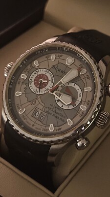 Burberrys 1995's Made in ENGLAND ハミルトン Burberry Men's Chronograph Watch South Pole Expedition Edition