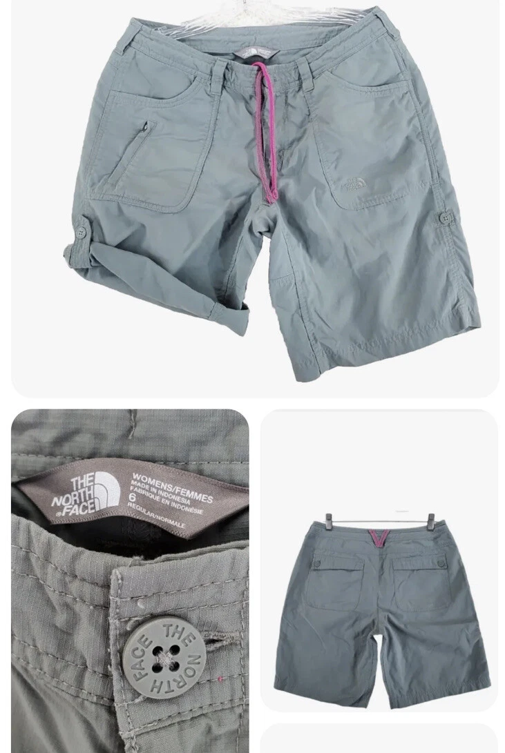 north-face ripstop stow pocket drawstrings roll-up shorts