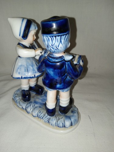 Holland Delf blau Figur Mann Frau Musical - Bild 4 von 12