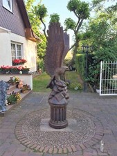 Lebensgroße Tierfiguren Adler Steinadler Raubvogel Greifvogel Bronze Falke Vogel