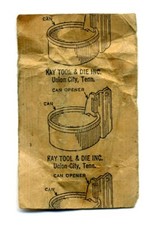 Kay Tool  Die Inc US Army P-38 Can Opener Korean War Vietnam War K Ration Unit