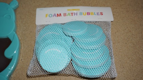 (4 Lot) Baby & Kids Animal Hippo Bath Tub Set - Pad Mirror Soap Holder Bubbles - Picture 4 of 5