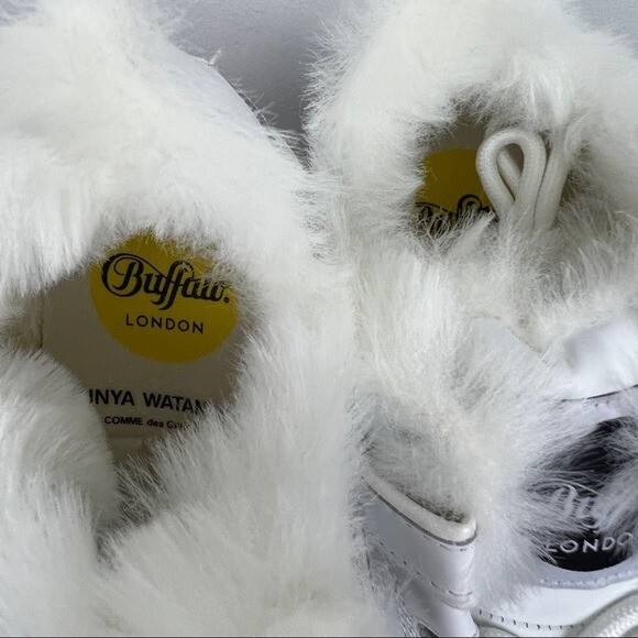 JUNYA WATANABE CDG Buffalo London Faux Fur-lined Leather