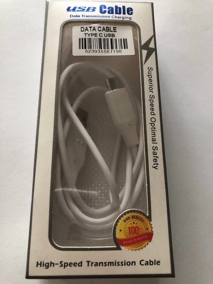 USB Type C Data Charger Charging Cable Cord for Samsung Galaxy S8 LG G6 ZTE ZMAX - Image 2 of 4