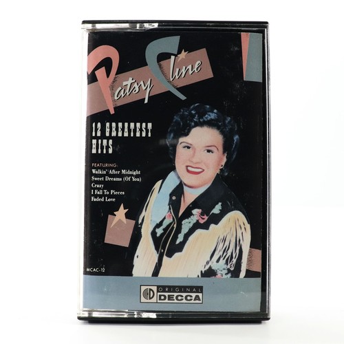 12 Greatest Hits by Patsy Cline (Cassette Tape, 1988 MCA Records) TESTED MCAC-12