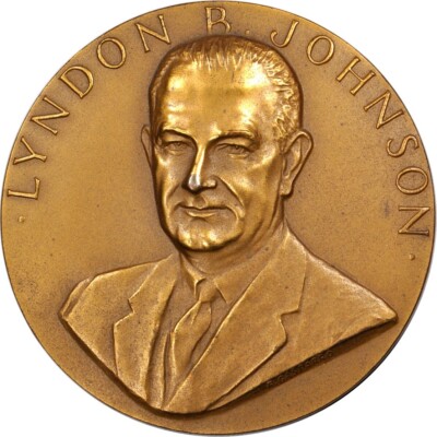 US Mint Bronze Medal Lyndon B. Johnson 3