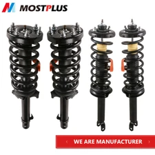 Set(4) Front+Rear Shock Struts Assembly For 2008-2012 Honda Accord 2.4L 3.5L