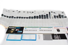 MINOLTA KONICA LOT CAMERA LENS OWNERS MANUAL INSTRUCTION BOOKLET X70 FS-1 CG-100