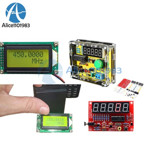 1MHz-1.1GHz 1Hz-50MHz Crystal Oscillator Tester Frequency Counter Meter DIY Kits - Picture 5 of 23