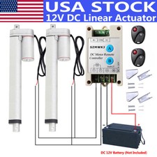 Heavy Duty 2 Dual 1000N Linear Actuator Remote Control DC 12Volt Electric Motor