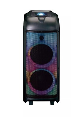 Lenco Laserfeuerwerk Boombox Lautsprecher PA-360 Bluetooth Licht Musikbox NEU