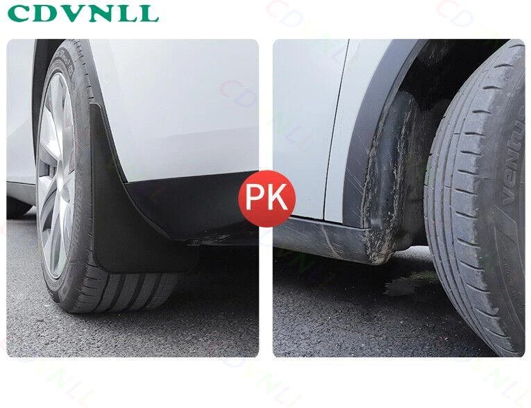 For Lexus NX200t 300h 2015-17 Black Primed Mud Flaps Fender Splash Guards Cover Foto 3 de 4