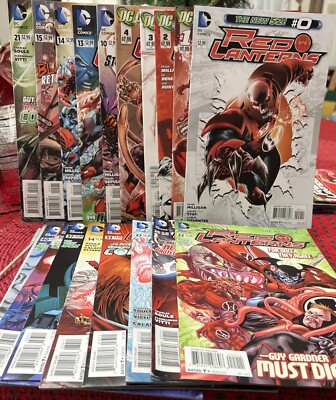 New 52 Red Lanterns #0,1-5,7-17,21,22,25,27,29,30,33,34,37,39,40 ( 29 Comics