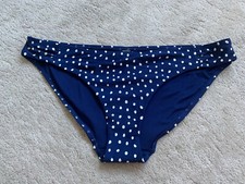 F And F Blue Polka Dot Bikini Bottom Size 22