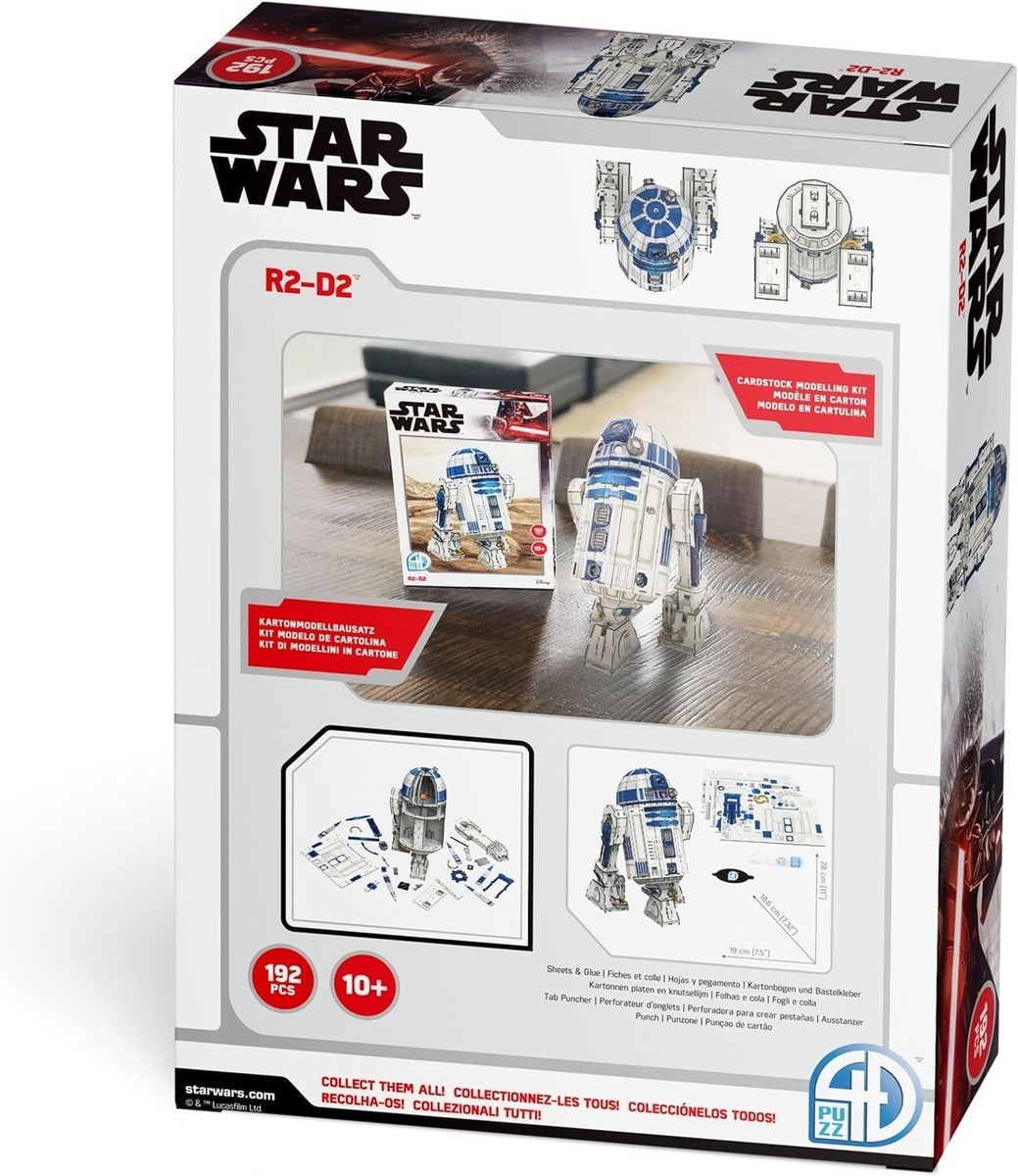 Star Wars R2D2 4D Puzzle 192 Piece | eBay
