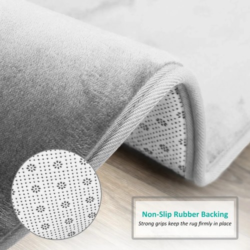 3PC Bathroom Rug Memory Foam Bath Mat Set - Small Large and Contour Bath Rugs - Picture 5 of 16