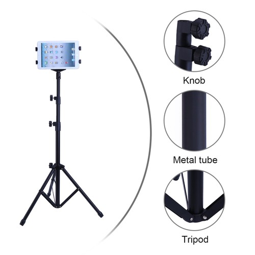 Multi- Functional Bracket Tablet Holder Travel Selfie Stand Tripod - Photo 6/12