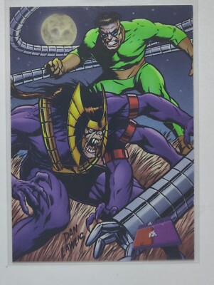 1997 Fleer/Sky Box Marvel vs. WildStorm #76 Dr. Octopus vs. Hexon