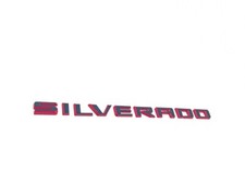For 2019-2024 Silverado Tailgate Letter Logo Emblem Badge Z71 Lt Ltz Black Red