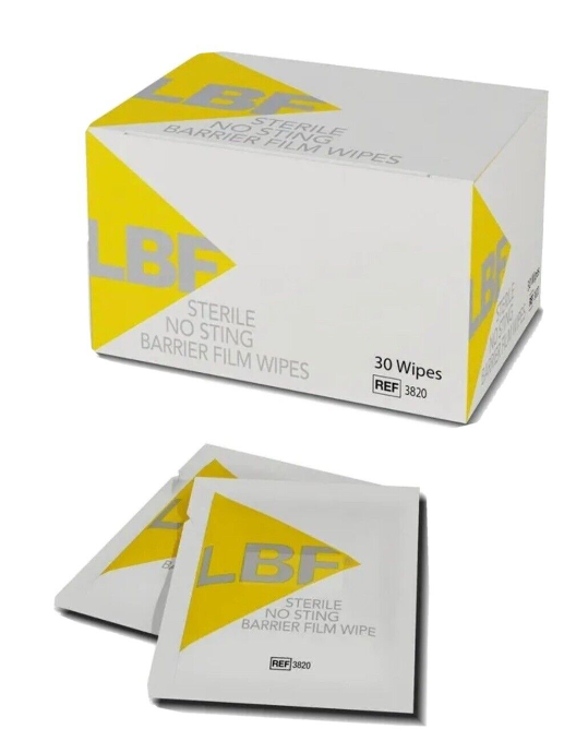LBF Sterile No Sting Barrier Film Wipes, Spray and Applicator range eBay