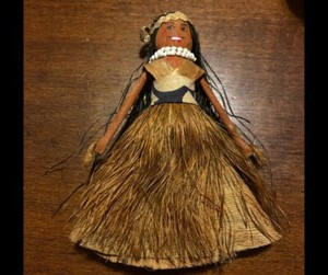 Tahitian Doll - hand made, rare, and vintage
