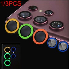 Camera Protector Glass Lens Ring Cap Metal Samsung Galaxy S23 S22 Ultra Luminous