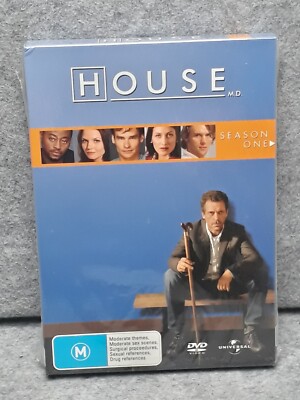 NEW: HOUSE M.D. Season 1 Drama Comedy TV Series DVD Region 4 PAL Free Fast Post