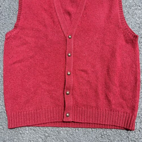 Vintage Pendleton Shetland 100% Virgin Wool Cardigan Sweater Men's Size Large - Picture 3 of 5