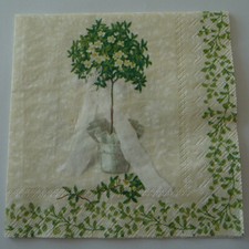 Ideale Casa Gamma 20 Tovaglioli Nozze Battesimo Lebensbaum Unforgettable 33x33cm