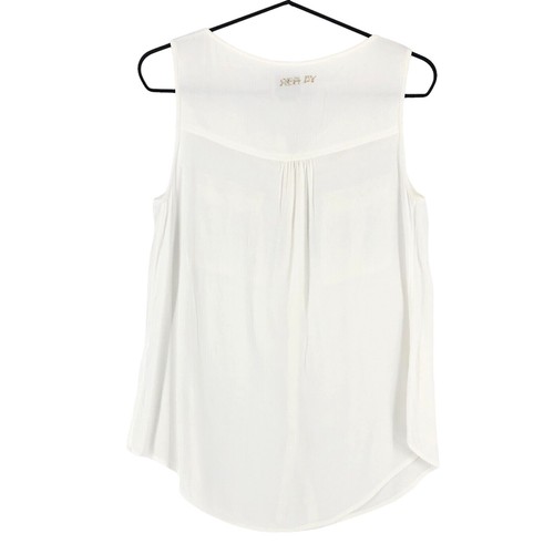 Replay Sleeveless Regular White Shirt Casual Formal Women Size XS - Picture 2 of 7
