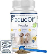 ProDen PlaqueOff Powder for Pets - Cat Dog Breath Freshener - Plaque Tartar