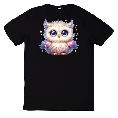 T-Shirt Niedliche Glitzernde süße Eule