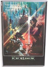 Excalibur Movie Poster 2" x 3" Refrigerator Locker MAGNET